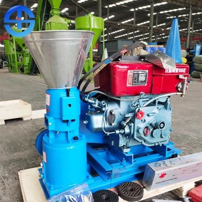 O plano morre máquina da pelota da biomassa de 200mm 200kg/H 300kg/H