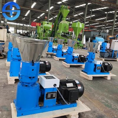 Pelota alta que forma a máquina do moinho da pelota da biomassa da taxa 11kw 300kg/H