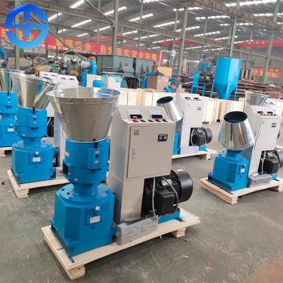 Máquina de madeira caseiro pequena da pelota 100kg/hr da pelota 3mm