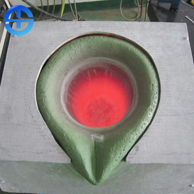 Equipamento compacto da fornalha de fundição 45 quilowatts capacidade de aquecimento da frequência média de grande