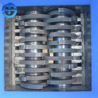 Da retalhadora dupla do eixo do elevado desempenho sistema de controlo Shredding forte do PLC da força