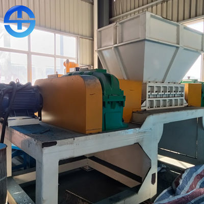 2*22kw eixo inteligente da retalhadora dois da sucata do poder 2-3 Ton/H