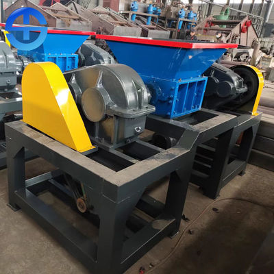Sucata Q235 2*11kw de aço que recicla a retalhadora dobro do eixo da máquina